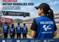2.500 Volunteer Dibutuhkan untuk MotoGP Mandalika 2026, Warga NTB Bisa Ikut Mendaftar