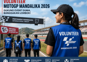 2.500 Volunteer Dibutuhkan untuk MotoGP Mandalika 2026, Warga NTB Bisa Ikut Mendaftar