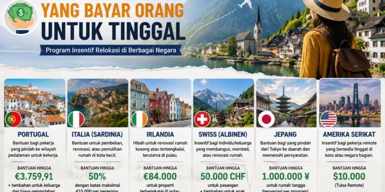 Negara yang Bayar Orang untuk Tinggal, Ini Programnya