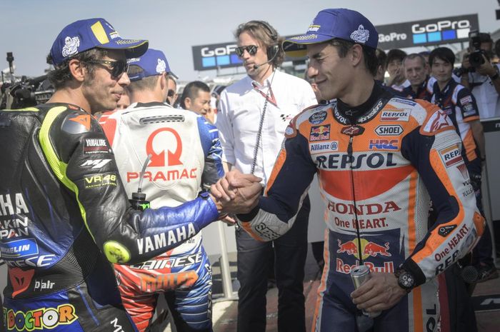 Marc Marquez Samai Rekor Valentino Rossi Usai GP Aragon