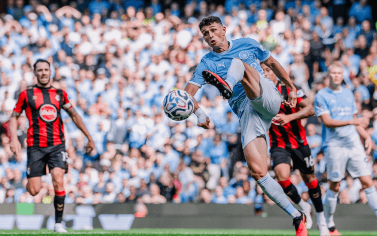 Man City vs Bournemouth 2-1