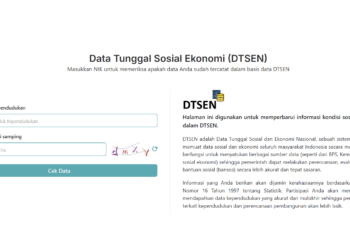Langkah cek desil online di DTSEN BPS 2026 menggunakan NIK
