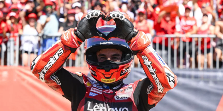 Marc Marquez resmi menjuarai balapan utama MotoGP Aragon
