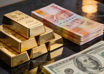 Pergerakan kurs rupiah dan harga emas batangan Antam awal pekan