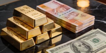 Pergerakan kurs rupiah dan harga emas batangan Antam awal pekan