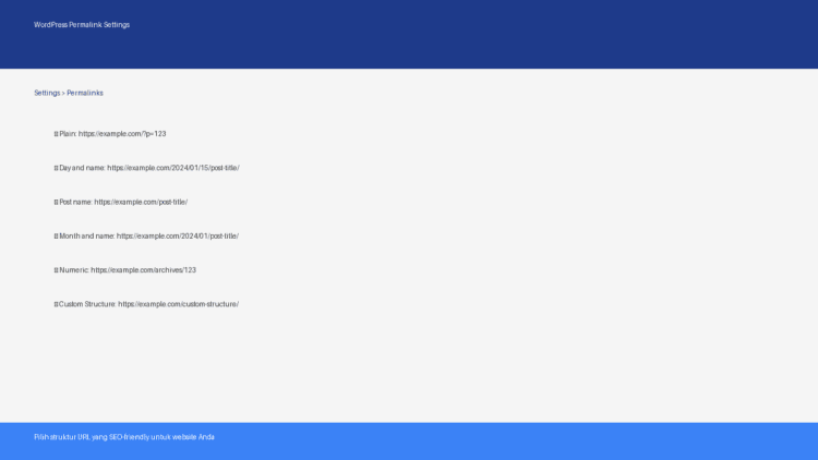 Cara Mengatur URL yang SEO-Friendly