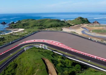 Sirkuit Mandalika menjelang MotoGP Mandalika 2026
