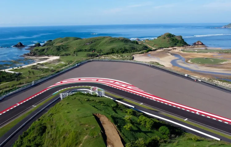 Sirkuit Mandalika menjelang MotoGP Mandalika 2026