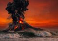 Abu Vulkanik Anak Krakatau Capai Arah Sukabumi