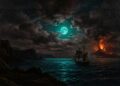 Letusan Gunung Krakatau 1883 Pernah Buat Bulan Jadi Biru