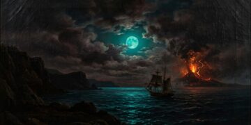 Letusan Gunung Krakatau 1883 Pernah Buat Bulan Jadi Biru