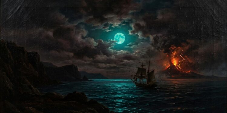 Letusan Gunung Krakatau 1883 Pernah Buat Bulan Jadi Biru