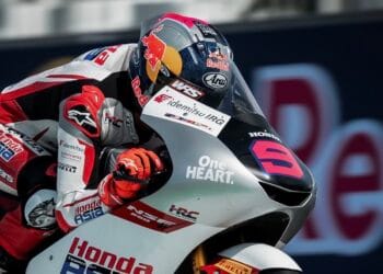 Veda Ega Pratama pada Moto3 Austria 2026