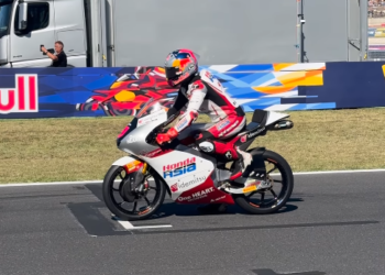 Veda Ega Pratama di Moto3 Austria 2026