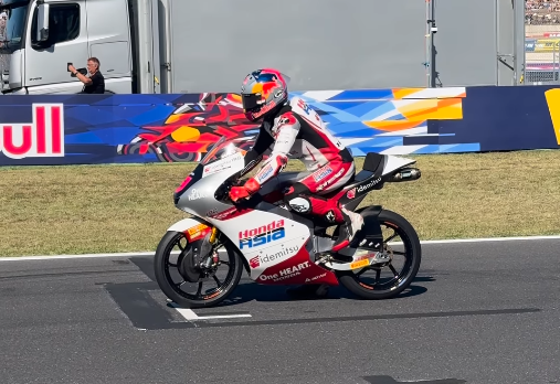 Veda Ega Pratama di Moto3 Austria 2026