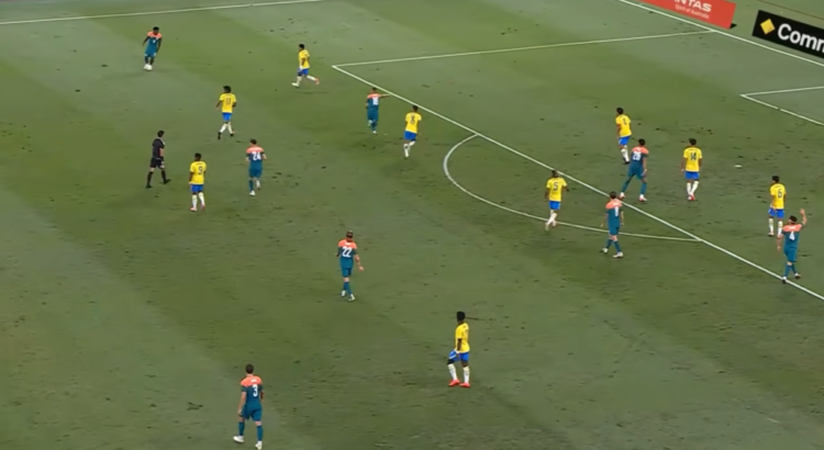 Pertandingan Australia melawan Brasil dalam laga persahabatan di Townsville