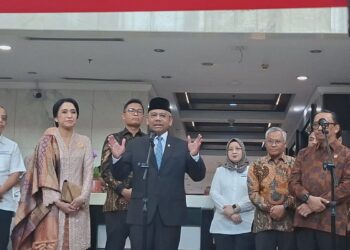 Keterangan pers usai pelantikan Menteri Keuangan di Istana
