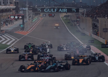Balapan Formula 1 dengan identitas GP Bahrain
