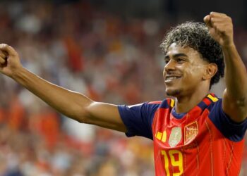 Lamine Yamal pemain Timnas Spanyol