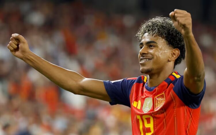 Lamine Yamal pemain Timnas Spanyol