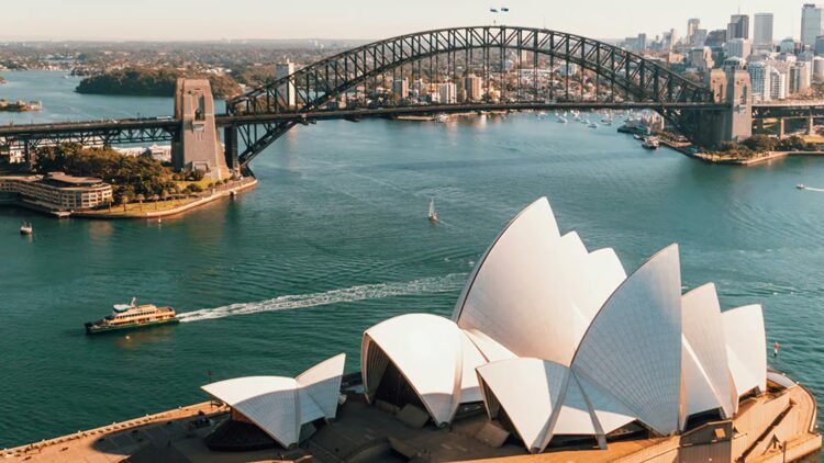 Pemandangan Sydney Harbour, Australia