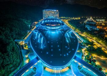 Chimelong Spaceship Park di Zhuhai, China