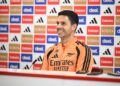 Mikel Arteta dalam konferensi pers Arsenal