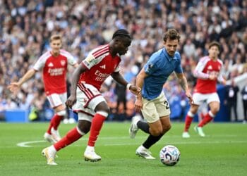 Pemain Arsenal dalam pertandingan Premier League
