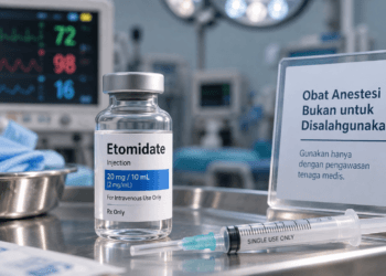 Ilustrasi etomidate sebagai obat anestesi dalam lingkungan medis
