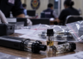 Ilustrasi cartridge vape terkait penyelidikan etomidate