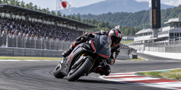 Ilustrasi balapan MotoGP di Jepang
