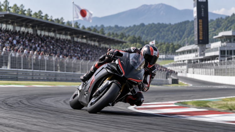 Ilustrasi balapan MotoGP di Jepang