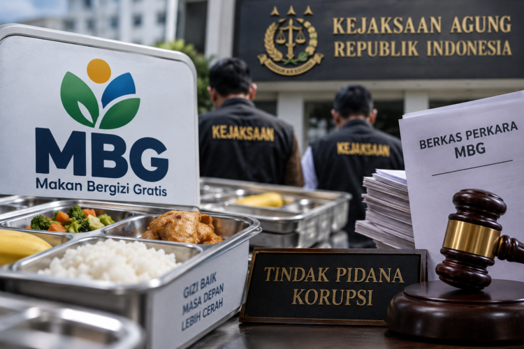 Ilustrasi penanganan perkara dugaan korupsi tata kelola Program Makan Bergizi Gratis (MBG)