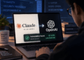 Ilustrasi Claude digunakan dalam penelitian keamanan sistem OpenAI