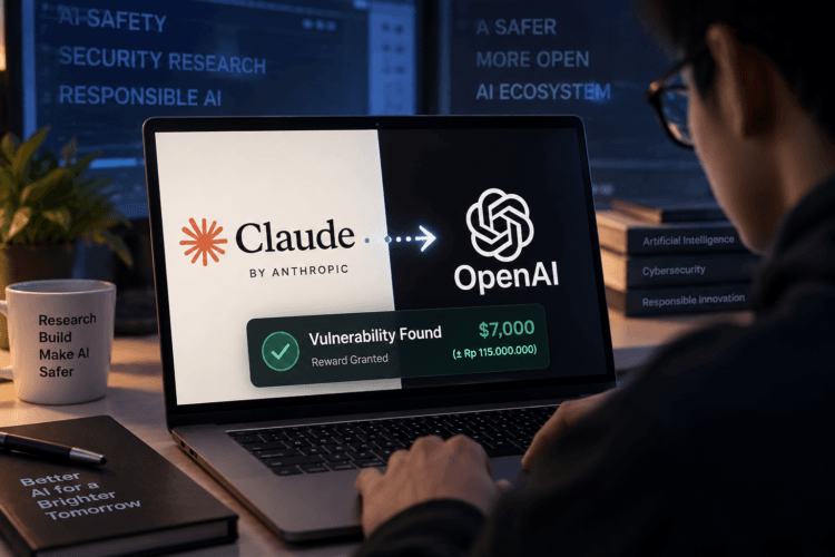 Ilustrasi Claude digunakan dalam penelitian keamanan sistem OpenAI