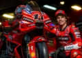 Nicolo Bulega bersama motor Ducati