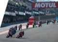Balapan MotoGP di Circuit Ricardo Tormo Valencia