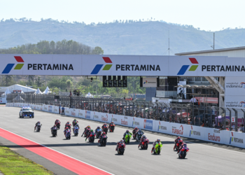 Balapan MotoGP di Pertamina Mandalika International Circuit