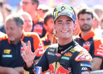 Pedro Acosta pembalap Red Bull KTM pada MotoGP Misano 2026