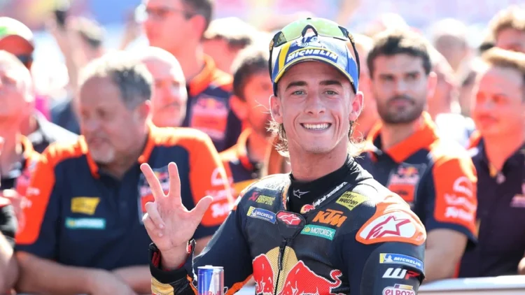 Pedro Acosta pembalap Red Bull KTM pada MotoGP Misano 2026