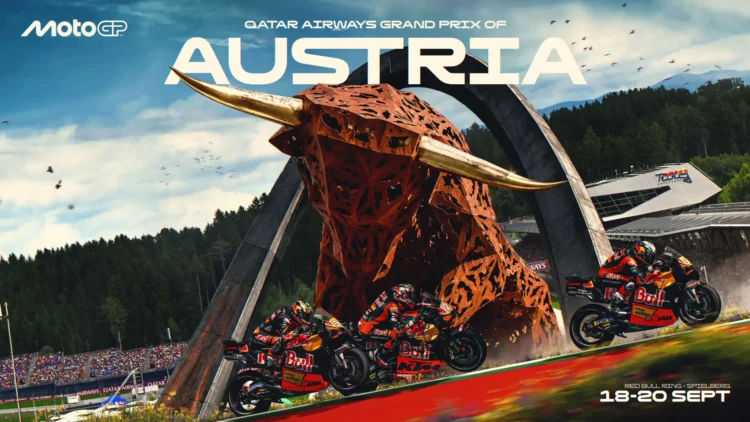Ilustrasi resmi MotoGP Austria 2026 di Red Bull Ring