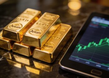 Harga emas Antam hari ini 4 September 2026 berbalik naik di butik Logam Mulia