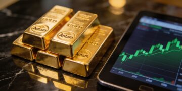 Harga emas Antam hari ini 4 September 2026 berbalik naik di butik Logam Mulia