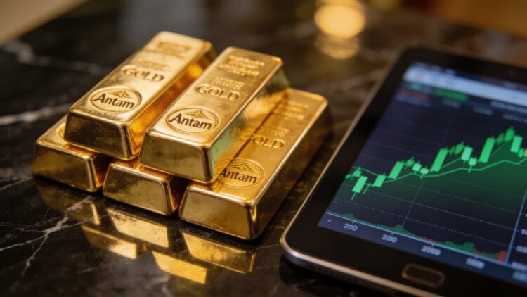 Harga emas Antam hari ini 4 September 2026 berbalik naik di butik Logam Mulia