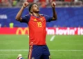 Lamine Yamal bersama tim nasional Spanyol