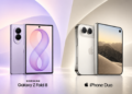 Samsung Galaxy Z Fold8 dan iPhone Duo