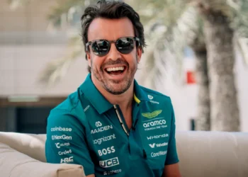 Fernando Alonso pembalap Aston Martin Formula 1