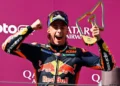 Pedro Acosta merayakan kemenangan MotoGP Austria 2026