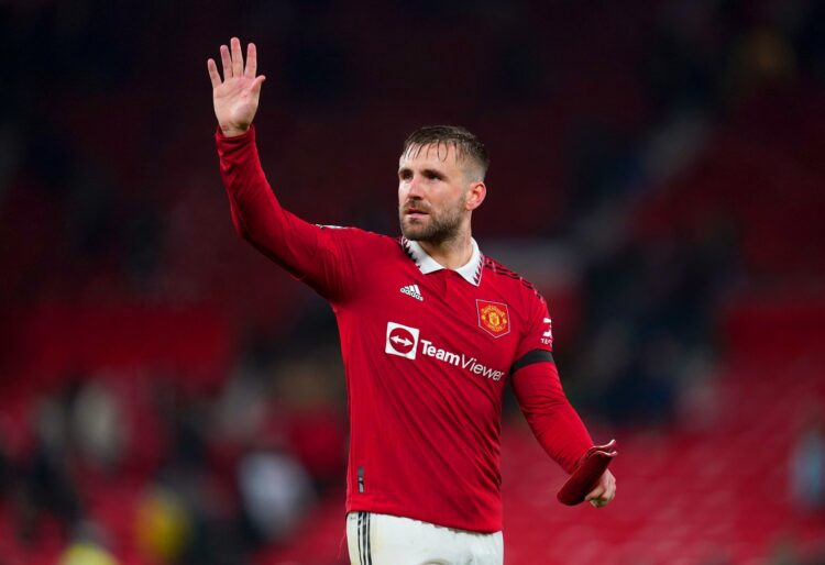 Luke Shaw pemain Manchester United