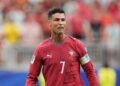 Cristiano Ronaldo mengenakan seragam Timnas Portugal